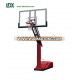 Adjustable outdoor portable basketball backboard hoop stand system